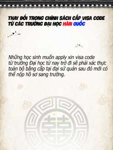 Thay Đổi Trong Chính Sách Cấp Visa Code Từ Các Trường Đại Học Hàn Quốc